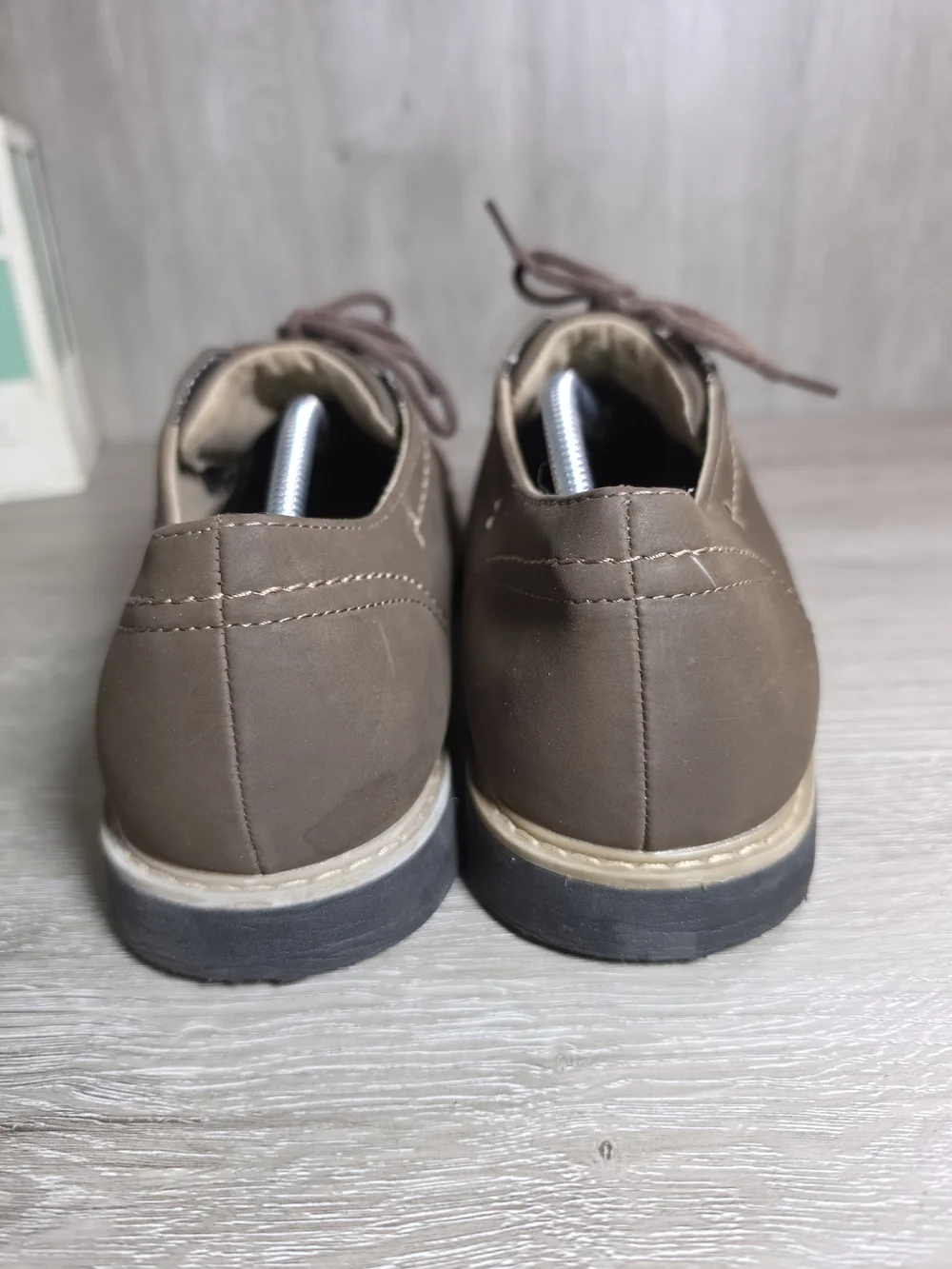 Dexter Men's Brown Lace-Up Derby Shoes - Classic Casual Oxford Style Size 13